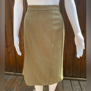 Piazza Sempione brown/green wool skirt